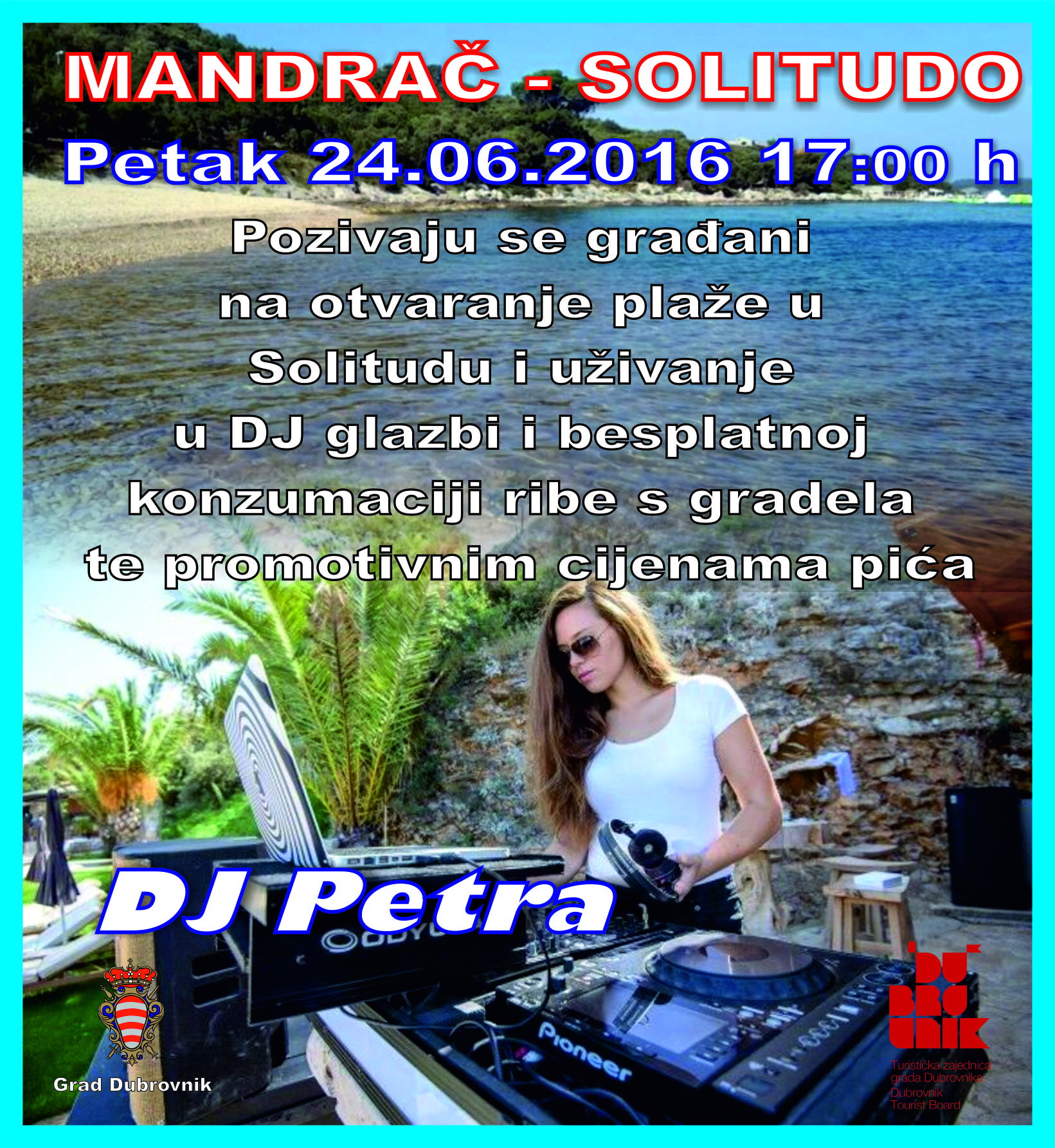 Festa na plaži Madrač