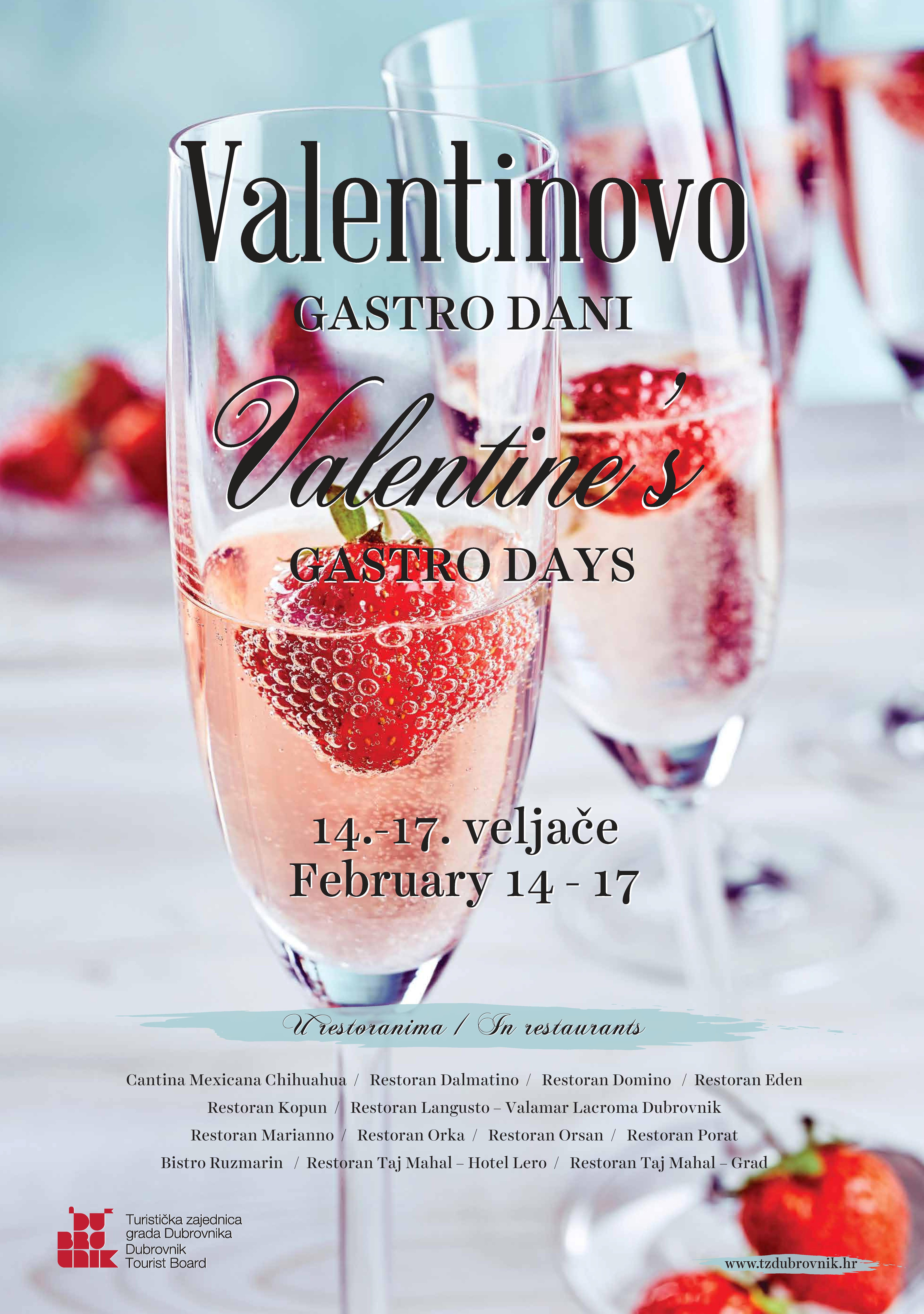 Romantično Valentinovo uz vrhunski gastronomski užitak
