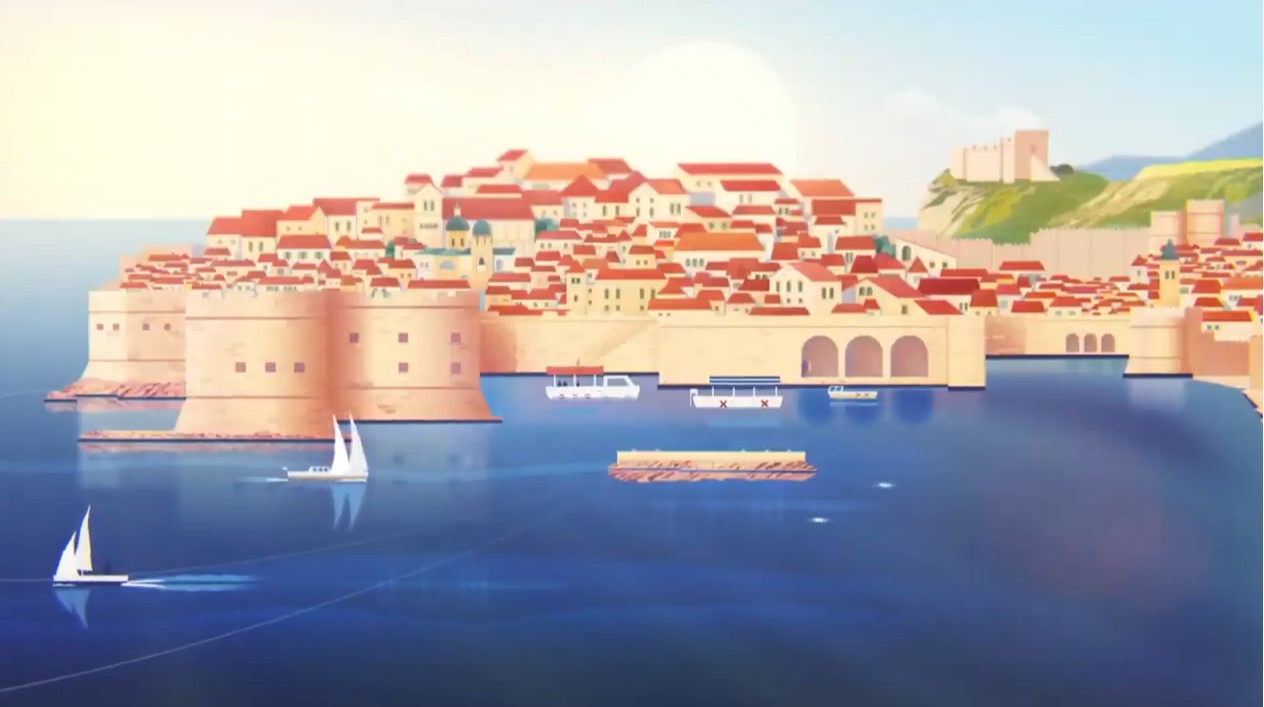 Vitez Orlando zvijezda animiranog filma: Dubrovnik – sigurno odredište
