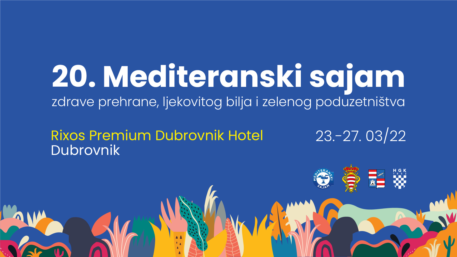 20-ti mediteranski sajam zdrave prehrane, ljekovitog bilja i zelenog poduzetništva