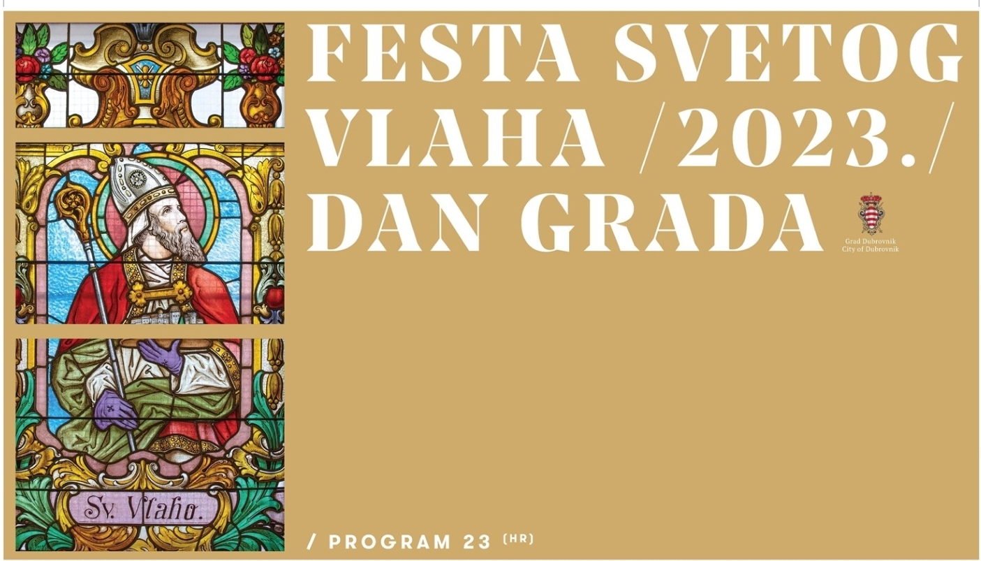 Program Feste sv. Vlaha i Dana Grada 2023