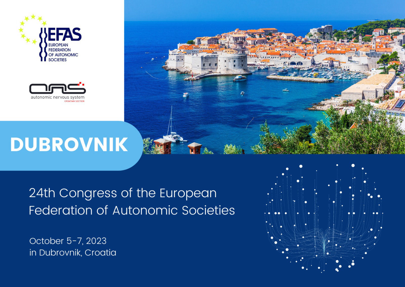 EFAS 2023 Congress in Dubrovnik Gathers Over 180 Neurological Experts from 22 Countries