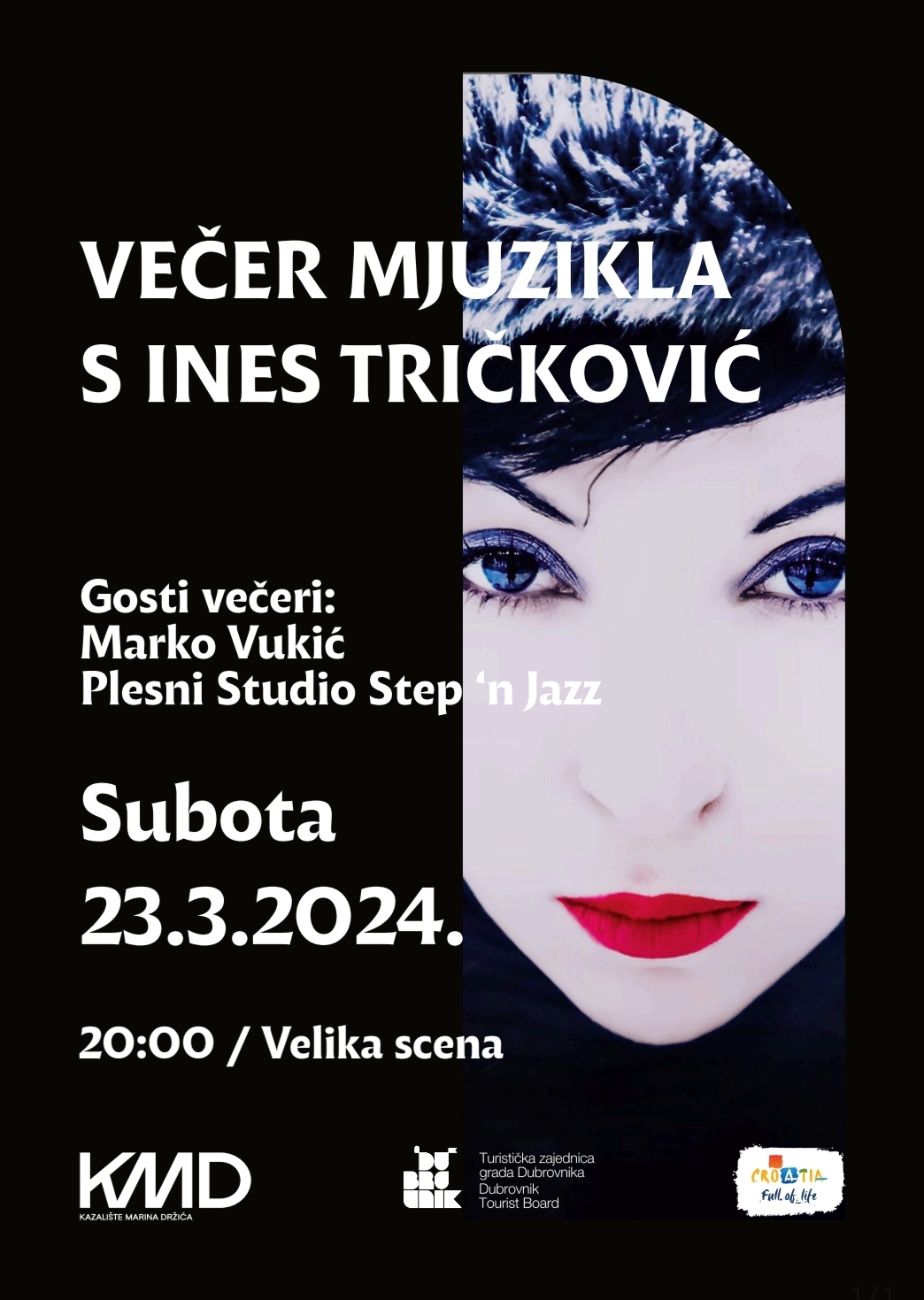 VEČER MJUZIKLA S INES TRIČKOVIĆ