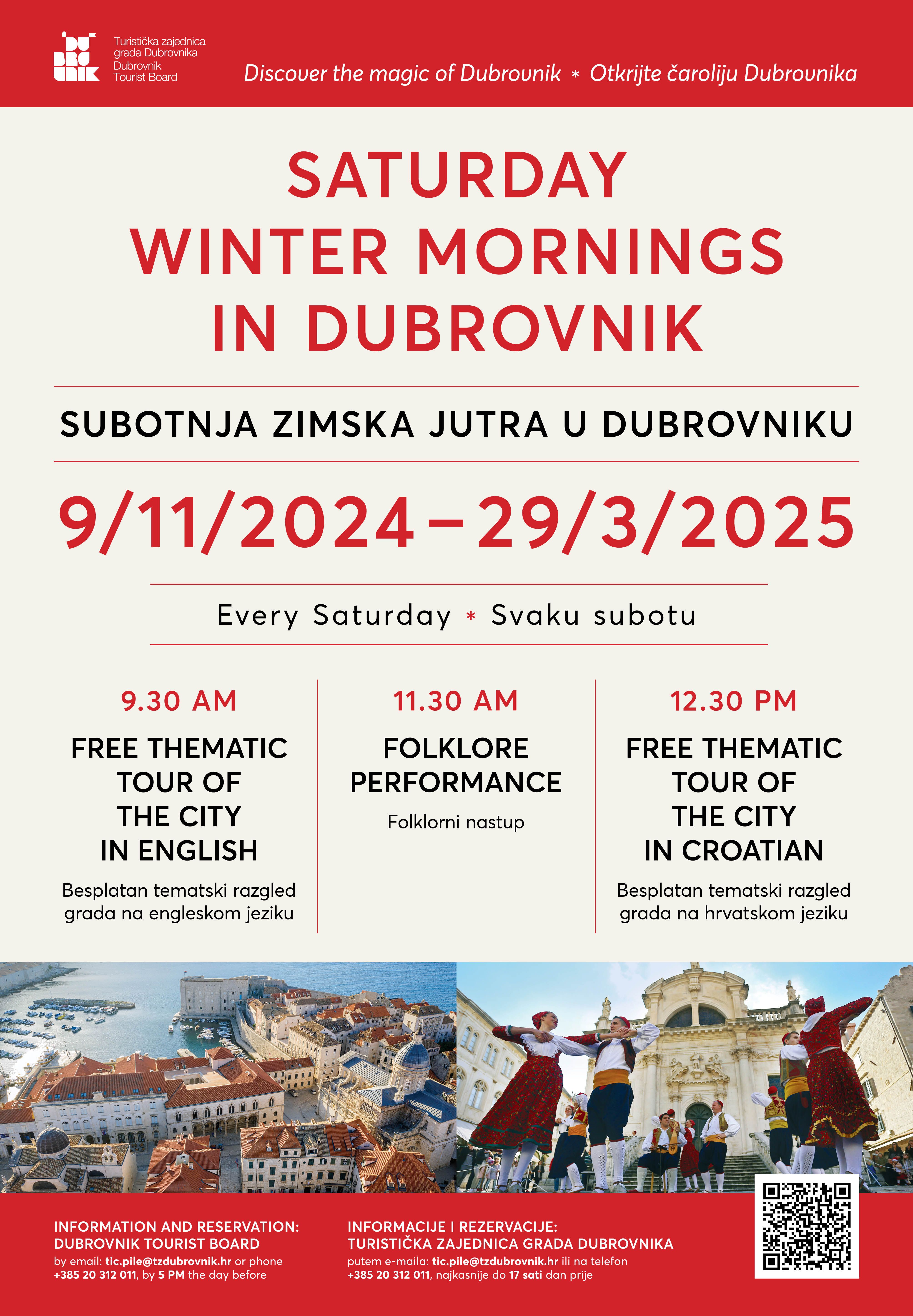 Posljednja tematska tura  Po starim dubrovačkim vrtovima Dubrovnik zatvara ciklus besplatnih tematskih razgleda subotom uz posebnu turu 29. ožujka