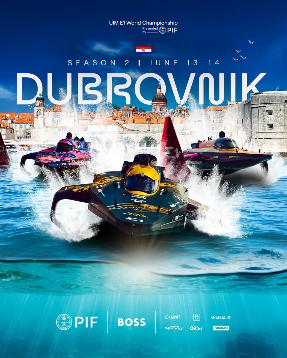 Electric Thrills Meet Historic Shores - E1 World Championship 2025 in Dubrovnik