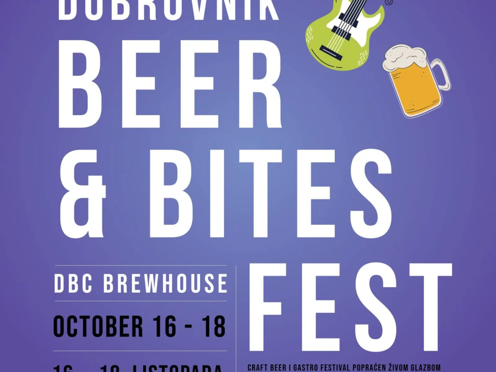 DUBROVNIK BEER & BITES FEST 